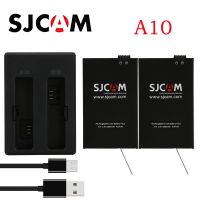 A10 SJCAM แบบใหม่ดั้งเดิม2650มิลลิแอมป์ต่อชั่วโมงชาร์จไฟได้สำรองและอุปกรณ์เสริมสำหรับชาร์จ SJCAM A10 Wifi กล้องเพื่อการกีฬา DV