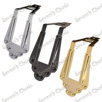 WK-A Set Gold Vintage Jazz Guitar Bridge Tailpiece  / Gold &amp; Black &amp; Chrome for choose