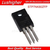 10pcs STP7NK80ZFP TO-220F P7NK80ZFP TO-220 STP7NK80 7A 800V 7NK80 TO-220F New Original WATTY Electronics