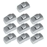 10Pcs for SKODA Fabia 6Y Octavia A4 A5 1U 1Z Superb B5 3U 3B0857561B Gray Front Sun Visor Sunvisor Hook Clips Bracket