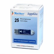 Medismart Sapphire blood glucose test strip 25 strips