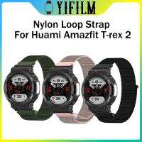 ห่วงไนลอนสำหรับ Huami Amazfit T-Rex 2 TREX2 Trex 2 Smartwatch ไนลอนสายนาฬิกาเปลี่ยนได้ผ้าใบนาฬิกาข้อมือทนทาน Correa