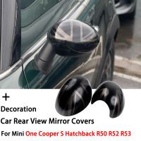 R50เปิดประทุนสำหรับ Mini One Cooper S Hatchback R52 R53ธงสีดำมุมมองด้านหลังที่คลุม Hiasan Mobil S21อุปกรณ์ตกแต่งรถยนต์