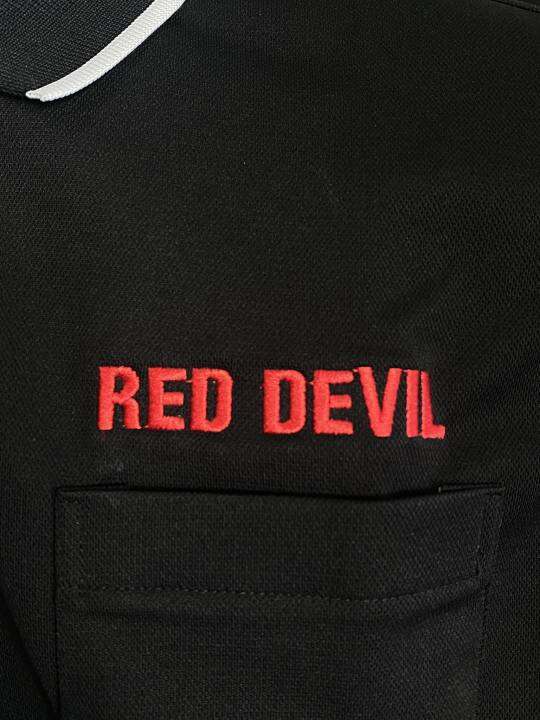 เสื้อโปโลปักแมนยู-red-devil