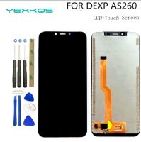 100 Baru Paparan LCD DEXP + AS260 Pemasangan Digitizer Skrin 100 LCD Asal + Digitize R สำหรับ As260 +