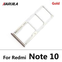 【❂Hot On Sale❂】 baoyao ถาดใส่ซิมใหม่สำหรับ Xiaomi Redmi Note 10ซิมช่องเสียบบัตรอะแดปเตอร์ที่ใส่ถาดการ์ด Sd