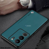 เคสโทรศัพท์ใหม่ฝาหลัง Vivo V29 Pro หนัง PU ฝาครอบด้านหลังโทรศัพท์น้ำหนักเบาอุปกรณ์ป้องกันเลนส์รวมทุกอย่าง