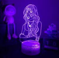 ۩♛№ 3d Night Light Singer Olivia Rodrigo Gift for Fans Bedroom Decor Table Lamp Celebrity Memorial Dropshiipng