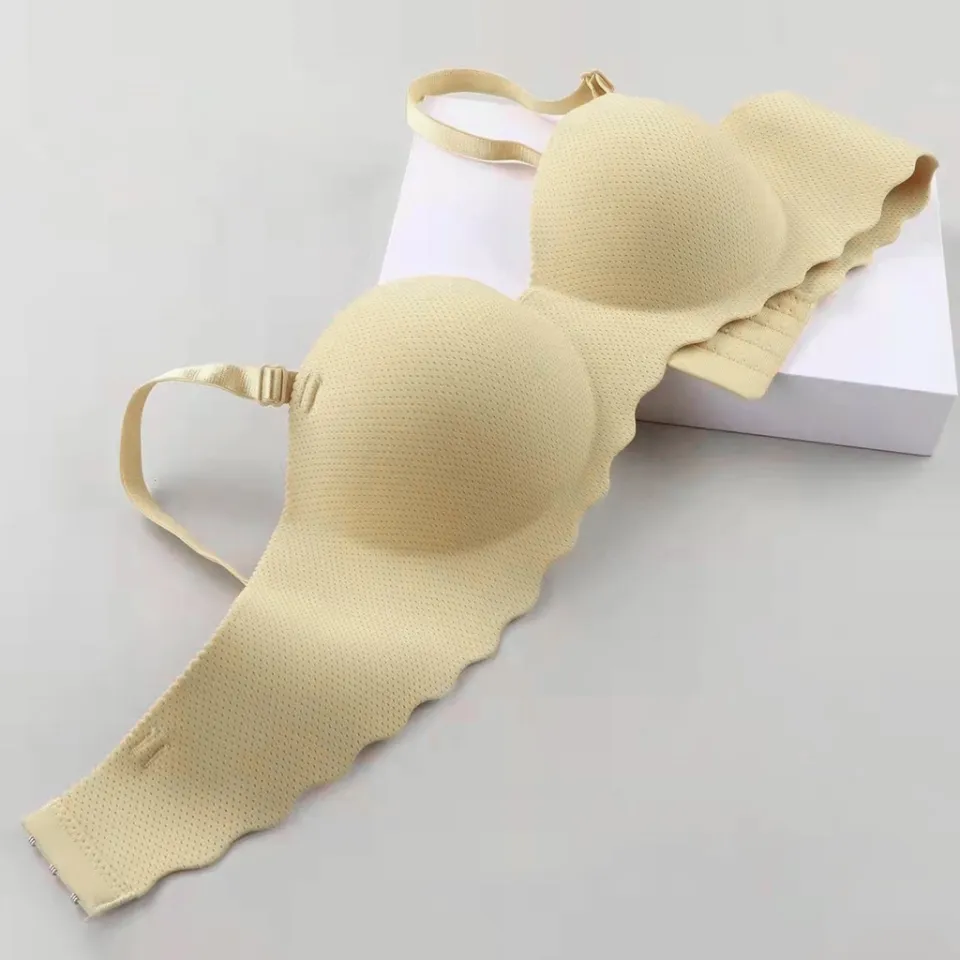 ABMA New bra Seamless Breathable Strapless Nonwire Push up Bra