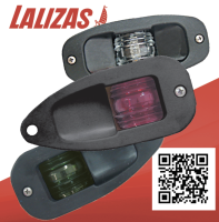 LALIZAS MATI 7 Port - Starboard - Stern Lights  ไฟเรือเดิน รุ่น "EYE 7" (Black housing)