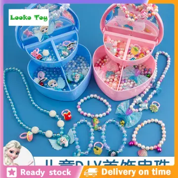 Girls Jewelry Making Kit Beads for Charm Bracelet Necklaces DIY