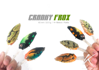 เหยื่อปลอม ชะโด ตกปลาชะโด 6.5 ซม. 24.0 ก.  6.0 ม. MIMIX: CrankyFrox ใหม่พร้อมตาเบ็ด