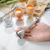 卍 Egg Topper Cracker Egg Cutter Opener Scissors Shell Boiled Kitchen Tool Cooked Snipper 304 Stainless Steel Break Beat Clipper