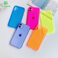 Floveme Colorful Phone Case For iphone 11 Pro MAX Soft HP Casing For ip11 7Plus 8Plus XS MAX XR Fluorescence Back Cover