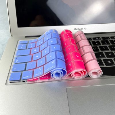EU US-Enter Laptop Keyboard Cover For Macbook Air 13 A2337 A2179 Silicone Color waterproof Keyboard Protective Film Case Keyboard Accessories