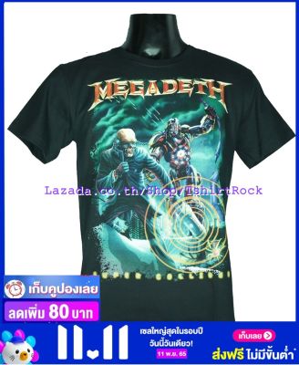 เสื้อวง MEGADETH เสื้อยืดวงดนตรีร็อค เสื้อร็อค เมกาเดธ MDH1497 ส่งจากไทย