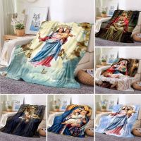 Pure Flannel soft light wool blanket, comfortable, soft and warm baptism, warm nursing bed, decorative bedroom