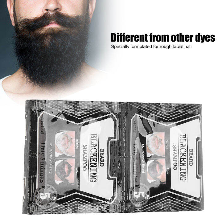 Beard Dye Mustache Dye Long Service Life for Dyeing Beard Lazada