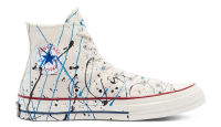 Converse Chuck 70 Archive Paint Splatter Print Hi Egret/Multi รองเท้าคอนเวิร์สแท้