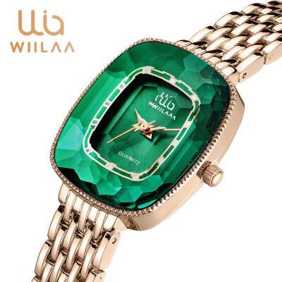 （A Decent035） Wiila 2022DiamondLuxury WomenWatchUnique Ladies WristFor Female Clock Relogio Feminino