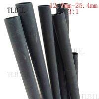 1.22Meters 12.7/15.4/19.1/25.4mm thin&amp;flexible flame retardant Adhesive Lined Polyolefin Heat Shrink Tubing Shrink Ratio 3:1 Cable Management