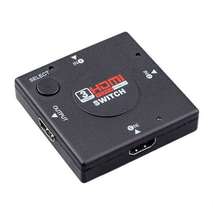 izspi9101603 163.com Mini 3 Port HDMI Switcher 3 Input 1 Output HDMI ...