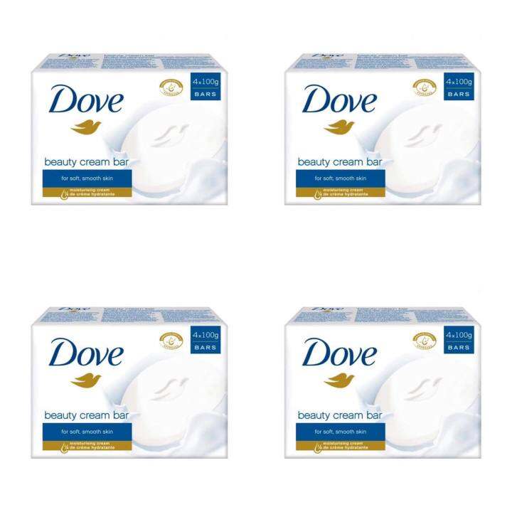 Dove White Beauty Bar Soap Made From Germany 4x100g And 1x100g