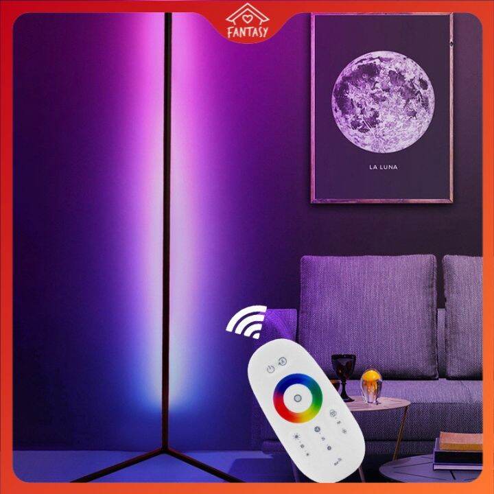 【Ready Stock】 LED corner light RGB atmosphere floor lamp Multi Color