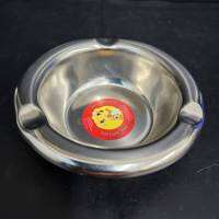 ที่เขี่ยบุหรี Ashtray ทำจากแสตนเลส  เส้นผ่าศูนญ์กลาง 12 cm  ถอดล้างทำความสะอาดได้ง่าย