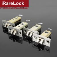 Rarelock อุปกรณ์ล็อคประตูโลหะผสมสังกะสีห้องน้ำห้องนอนล็อคภายในตัวล็อกประตูออฟฟิศฮาร์ดแวร์อุปกรณ์เสริม