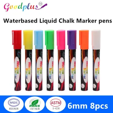 12pcs Colored Art Marker Pen,Liquid Ink Neon Pens,for Flashing LED