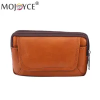 {PYAO Travel Department Store}กระเป๋าคาดเอวหนังผู้ชาย Fanny Belt Pack Travel Outdoor Mobile Phone Bag Bum Pouch For Men Outdoor Shopping Traveling