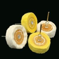 ☃❀☸ Steel Polish Cloth Wheel Useful Abrasive Mop Buffer 50mm Head Buffing Accessory Rotary Buffing Cloth Wheel