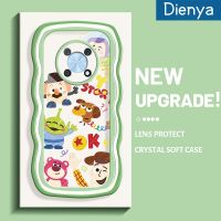 เคส Dienya สำหรับ Huawei Nova Y90ลายการ์ตูนน่ารักนาซ่าบัซไลท์เยียล์ใหม่ Colour Macaron โบกขอบกันกระแทกแบบใสนิ่มเคสมือถือสร้างสรรค์กล้องฝาครอบป้องกันซิลิกาเจล