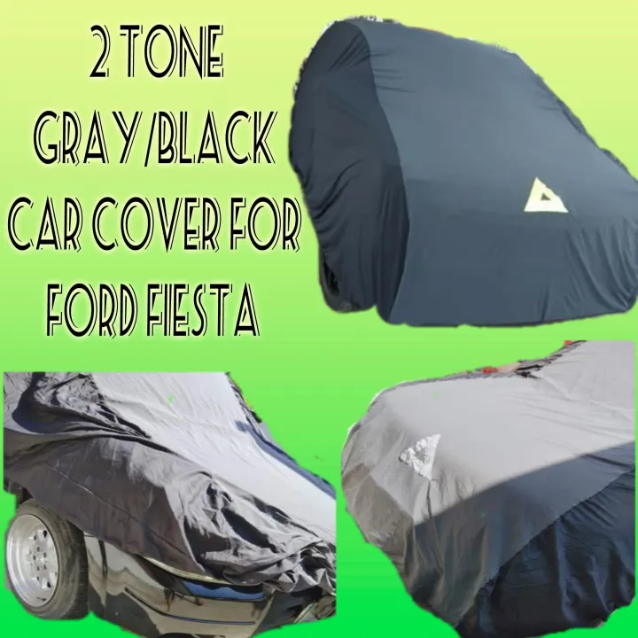 MGS 2 TONE CAR COVER FOR FORD FIESTA WITH BUILT IN BAG ( EASY Fold