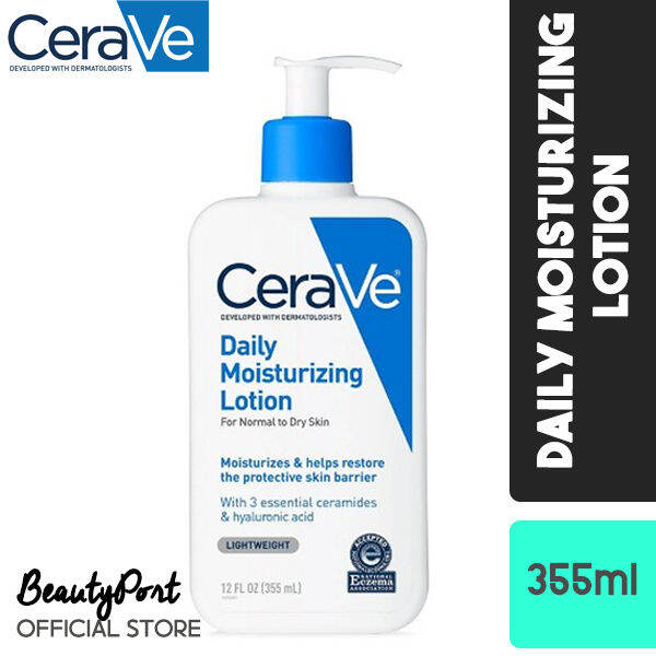 (US Version) Cerave Daily Moisturizing Lotion, Lightweight, 12 fl oz ...