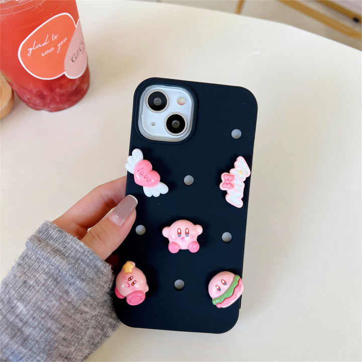 เคสคุณภาพดีเยี่ยมซิลิโคนลายการ์ตูนน่ารักน่ารักเคสไอโฟนลวดลายสัตว์-crocs-แบบรูลมที่ออกแบบมาสำหรับ-iphone-14-13-12-11-pro-max