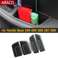 สำหรับปอร์เช่ Macan pcs2018รถจัดแต่งทรงผมที่วางประตูถาดที่เท้าแขนถุงมือกล่องเก็บรถออแกไนเซอร์