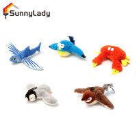 SunnyLady สัตว์เลี้ยงแมวไฟฟ้าของเล่นตุ๊กตา Usb ชาร์จได้เปิดใช้งานระบบสัมผัสของเล่นแมวปีกกระพือสำหรับการออกกำลังกายลูกแมว