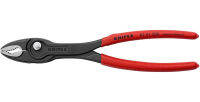 KNIPEX Tools 82 01 200 TwinGrip Slip Joint Pliers, 8-Inch