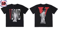 LD Vlone X Rodman เสื้อยืดแขนสั้นลําลอง พิมพ์ลาย Rodman Portrait Bug แฟชั่นฤดูร้อน