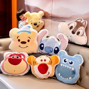 Disney Kawaii Stitch Plush Toy Stuffed Animals Doll Cartoon Cute Sofa  Sleeping Soft Pillow Room Decor Anime Peluche Gift