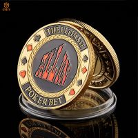 Texas Holdem Casino "ALL IN" Las Vegas Lucky Guard Chip Token Souvenirs Coins And Holiday Gifts