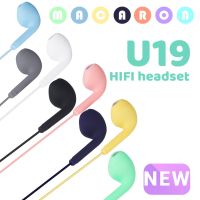 Universal 3.5mm Stereo In-Ear Headphones Sport Music Earbud Handfree Wired Headset Earphones with Mic For Xiaomi Huawei Samsung