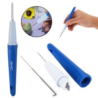 Wool Felt Poking Multi needle Tool DIY Three Needles Sewing Tool Set Handle Poke Embroidery Pen Sewing Needle Set