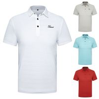 Titleist Golf clothing male amoi short-sleeved t-shirts absorb sweat POLO unlined upper garment of outdoor sports quick-drying breathable coat custom