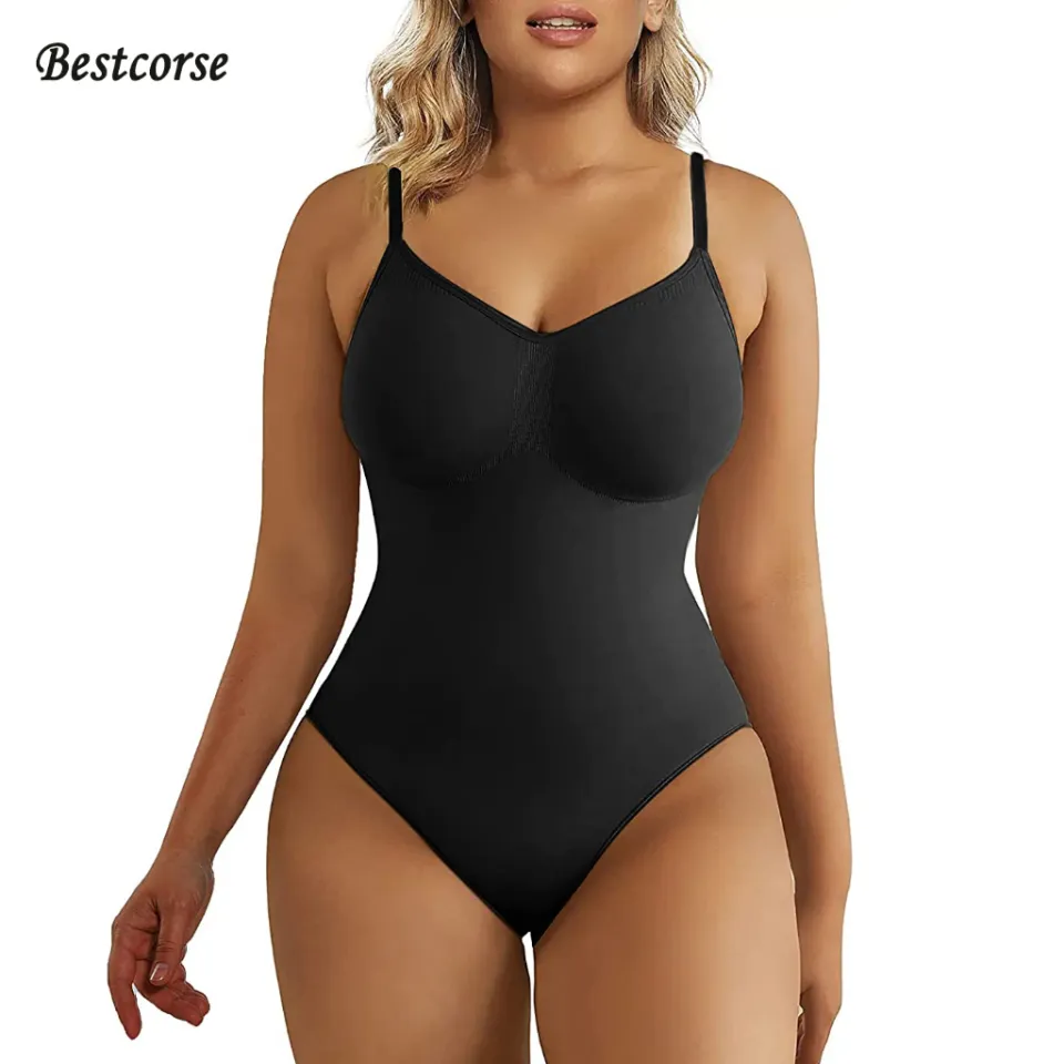 Bestcorse XS Breathable Seamless One Piece Body Shaper Tummy Control  Sculpting Bodysuit Shapewear Women Plus Size