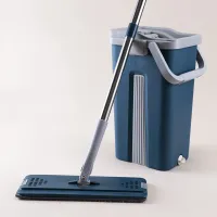 Mop and Bucket Set Floor Washer Flat Lazy Magic Rotary Washing Dust Cleaning Product Household Cleaning Window for Water Machine