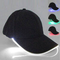 Uni LED Light Cap Hat Team Baseball Caps Fitted Hats Glow In Dark Party Club Props H9