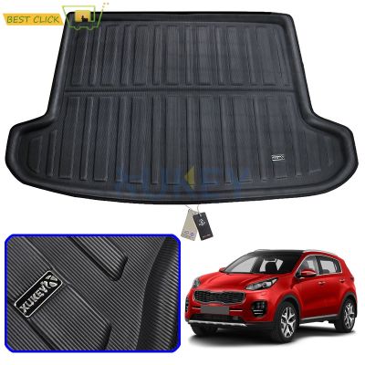 Tailored Boot Liner ถาดสำหรับ Kia Sportage QL 2016 2017 2018 2019รถด้านหลัง Cargo Mat แผ่นพื้นพรมโคลนป้องกัน Pad